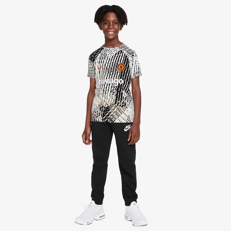 Haut Pré-Match Nike Chelsea FC 22/23 Enfant Champions League Dri-Fit SS