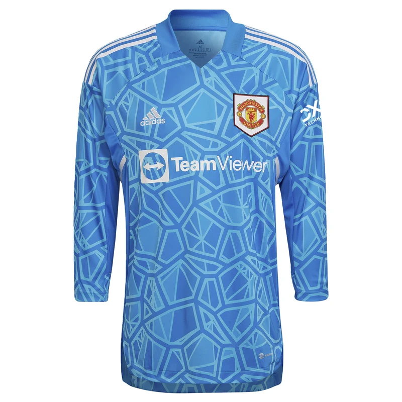 Maillot Manches Longues adidas Manchester United 22/23 Junior Domicile Gardien de But