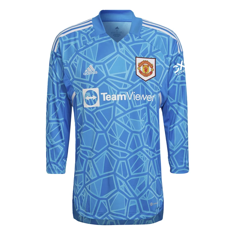 Maillot Manches Longues adidas Manchester United 22/23 Junior Domicile Gardien de But