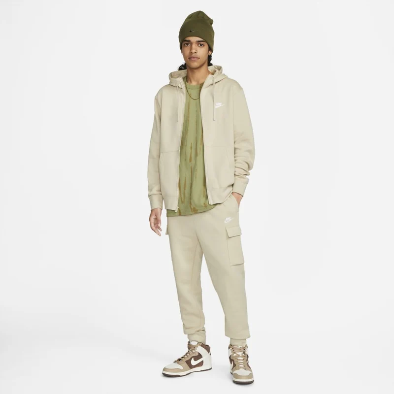 Sweat à Capuche Nike Sportswear Club Polaire Fermeture Éclair Entière