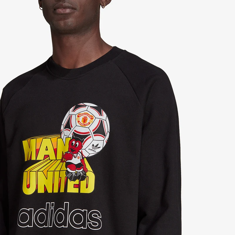 adidas Originals Manchester United Retro Graphic Crew