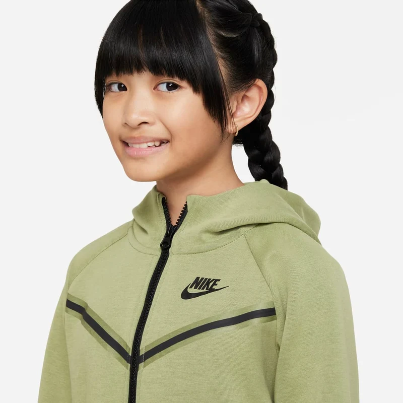 Sweat à Capuche Entièrement Zippé Nike Sportswear Enfants plus âgés Tech Fleece (8-15 ans)