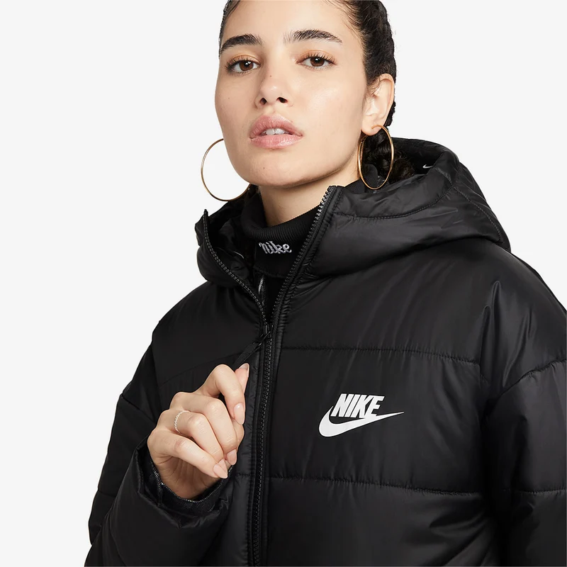 Nike Sportswear Womens Therma-FIT Repel Synthetic-Fill Hooded Parka