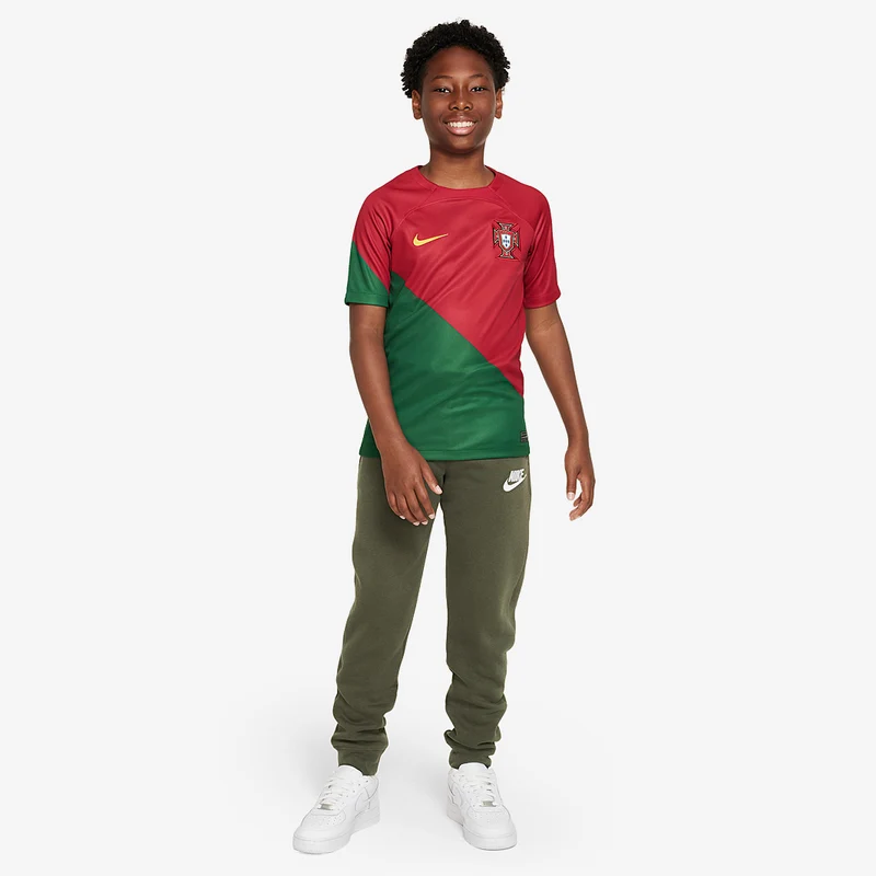 Maillot Domicile Nike Portugal Enfant 22/23 Dri-Fit SS