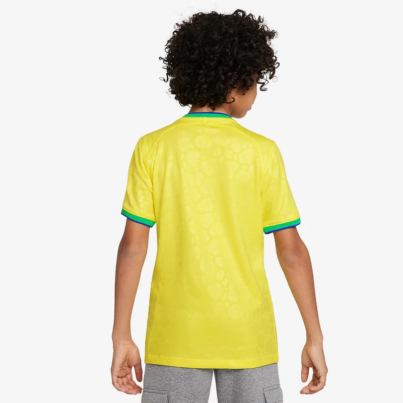 Maillot Domicile Nike Brésil 22/23 Enfant Dri-Fit Stadium SS