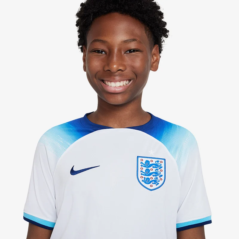 Maillot Domicile Nike Angleterre 22/23 Enfant Dri-Fit SS