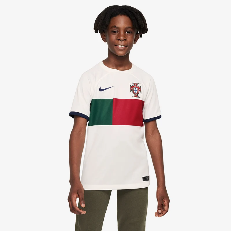Maillot Extérieur Nike Portugal Enfant 22/23 Dri-Fit SS