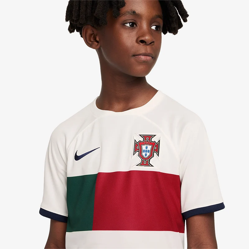 Maillot Extérieur Nike Portugal Enfant 22/23 Dri-Fit SS