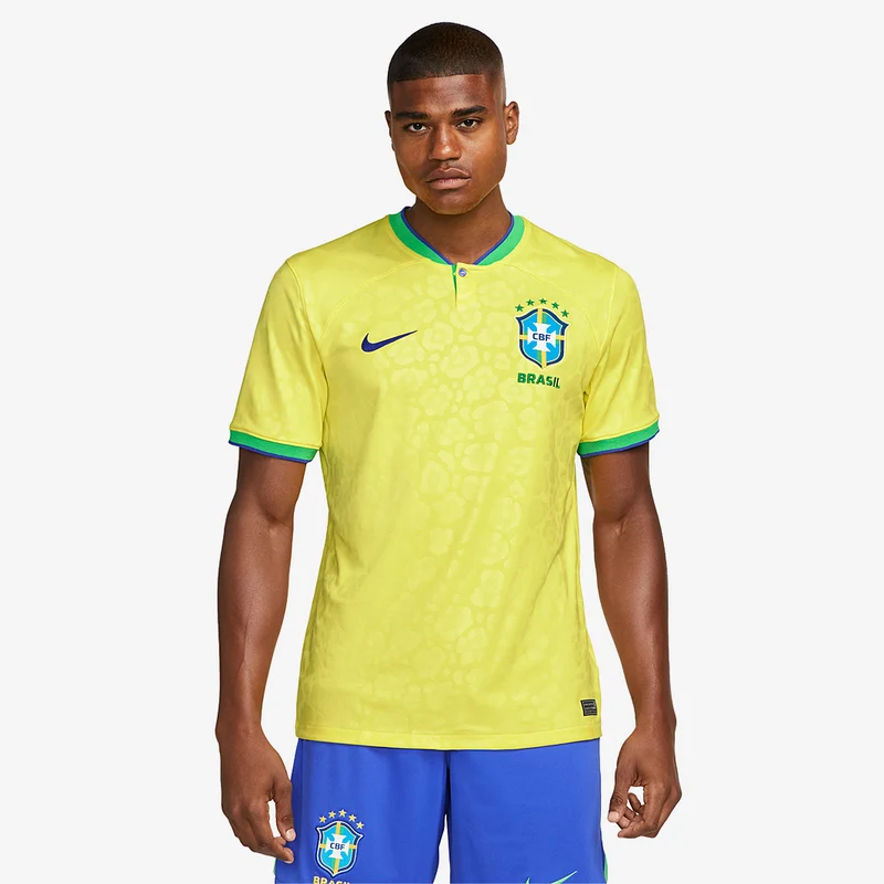 Maillot Domicile Nike Brésil 22/23 Dri-Fit SS