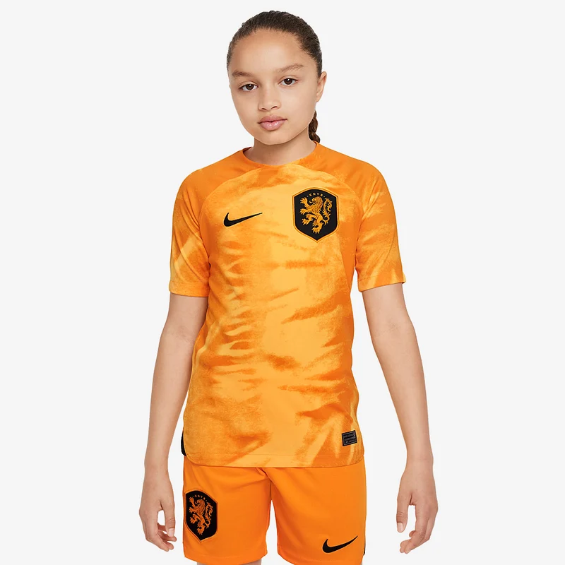 Maillot Domicile Nike Pays-Bas 22/23 Enfant Dri-Fit Stadium SS