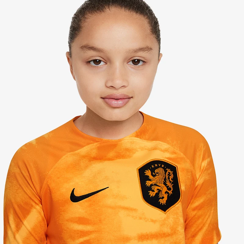 Maillot Domicile Nike Pays-Bas 22/23 Enfant Dri-Fit Stadium SS