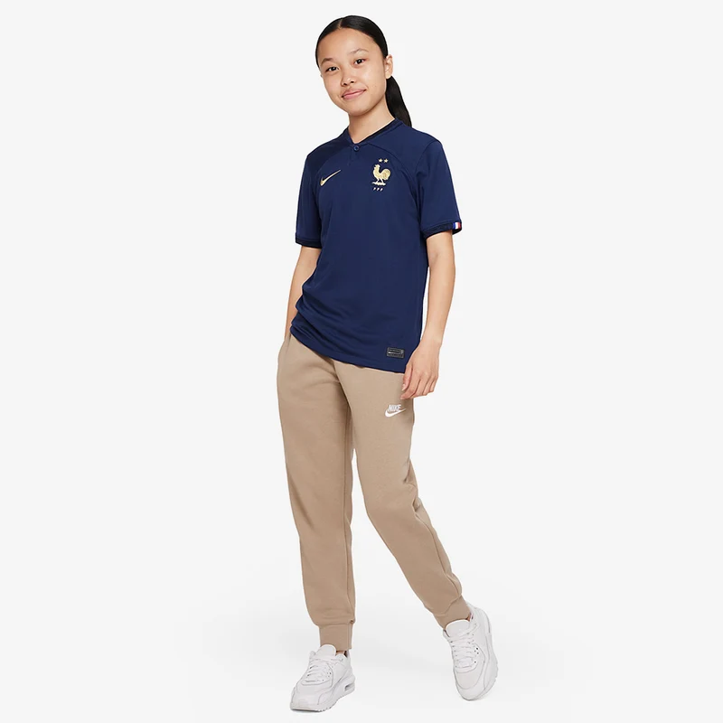 Maillot Domicile Nike France Enfant 22/23 Dri-Fit SS