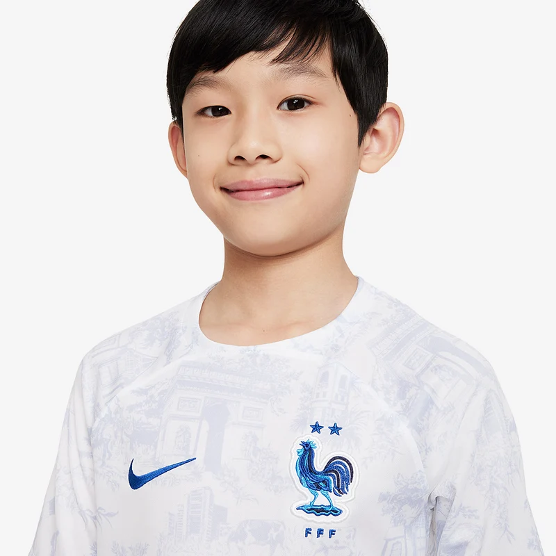 Maillot Extérieur Nike France Enfant 22/23 Dri-Fit SS