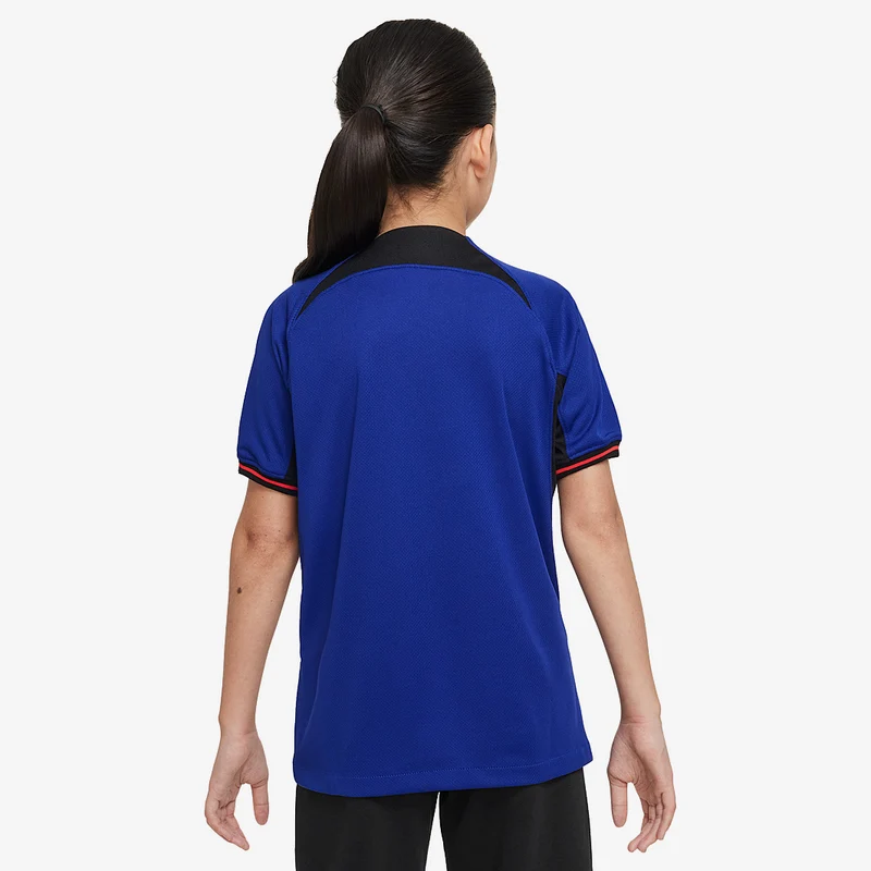 Nike Netherlands 2023 Kids Dri-Fit Stadium SS Away Shirt