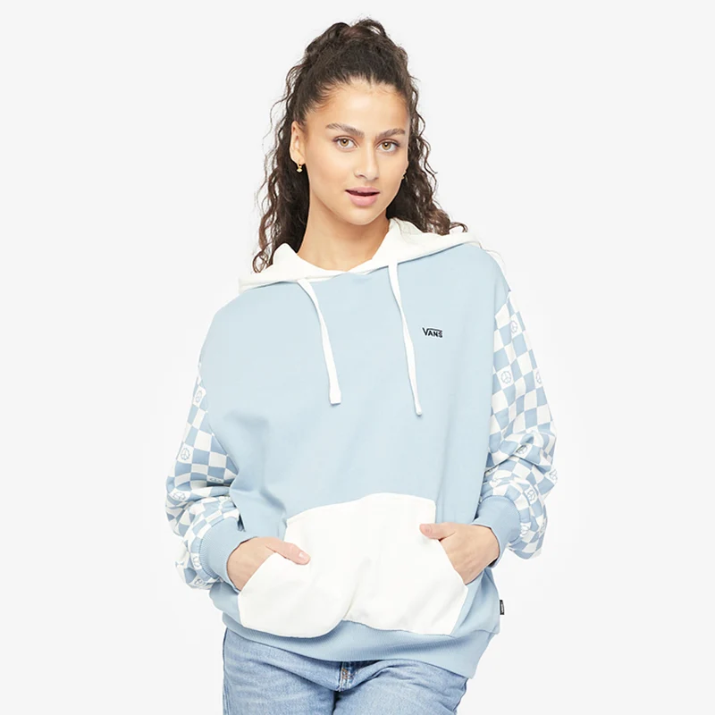 Vans Womens Peace Checkerboard Blocked Hoodie