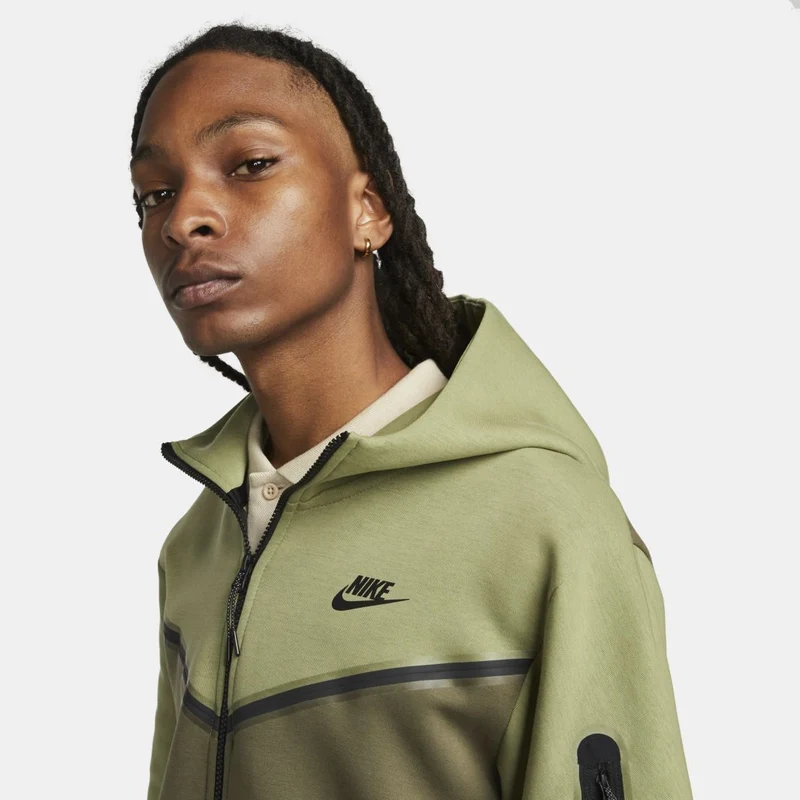 Sweat à Capuche Nike Sportswear Tech Fleece Fermeture Éclair Entière
