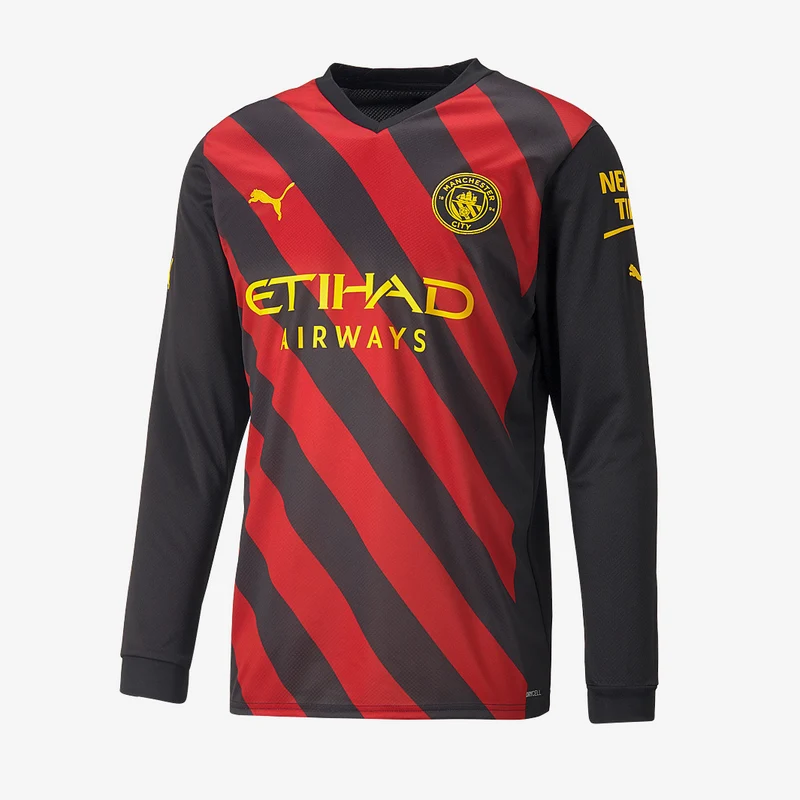 Maillot à Manches Longues Puma Manchester City FC 22/23 Replica Extérieur