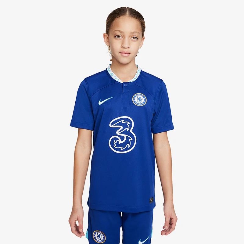 Maillot Manches Courtes Nike Enfant Chelsea 22/23 Domicile Stadium