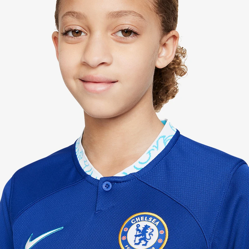 Maillot Manches Courtes Nike Enfant Chelsea 22/23 Domicile Stadium