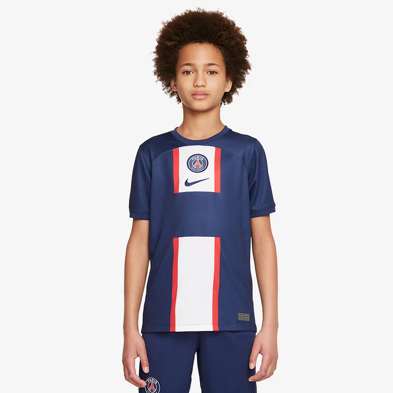 Maillot Manches Courtes Nike Enfant Paris Saint-Germain 22/23 Domicile Stadium