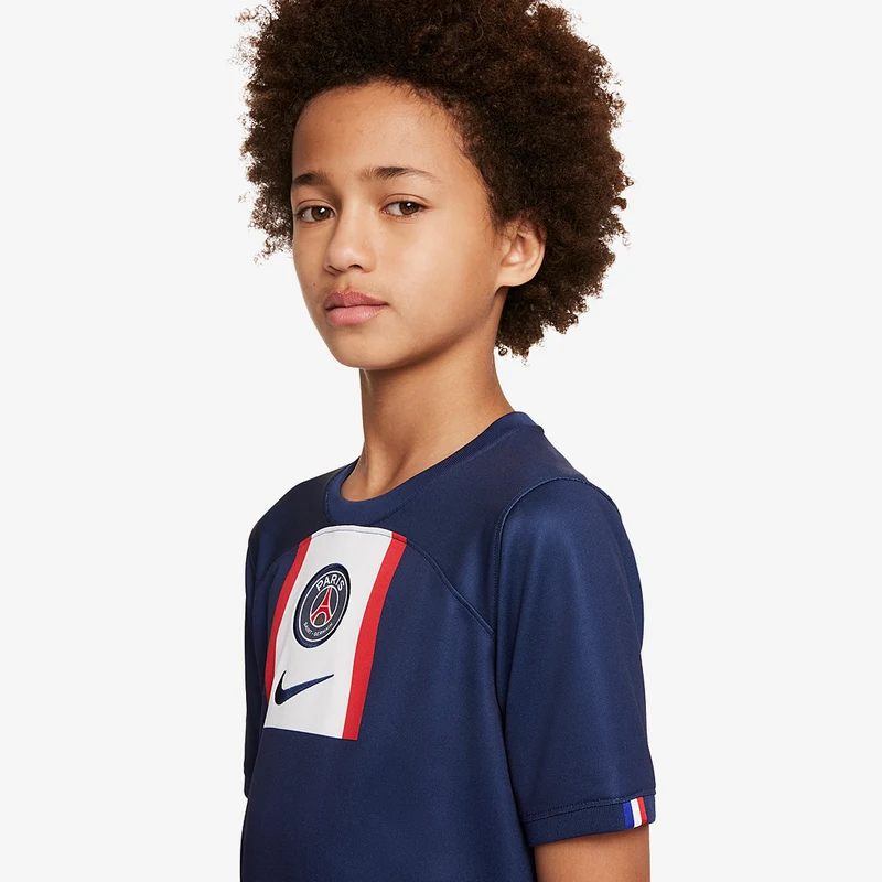 Maillot Manches Courtes Nike Enfant Paris Saint-Germain 22/23 Domicile Stadium