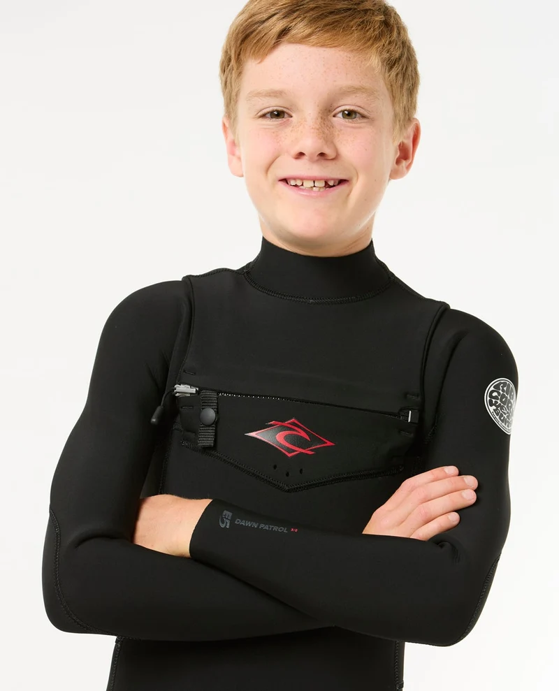 Kids Dawn Patrol 3/2 Chest Zip Steamer