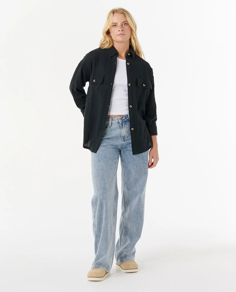 Oceanic Textured Shacket