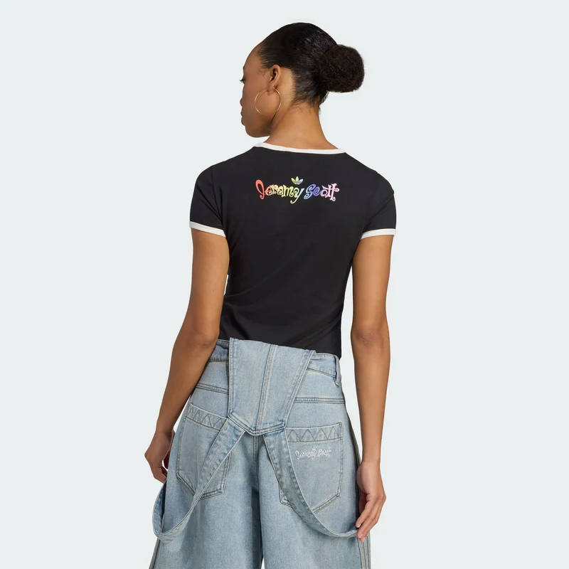 adidas Originals Womens x Jeremy Scott Graphic Slim Tee