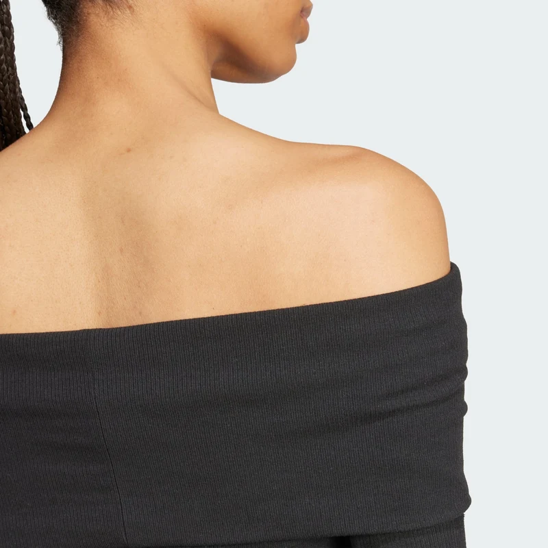 adidas Originals Womens Off Shoulder Top