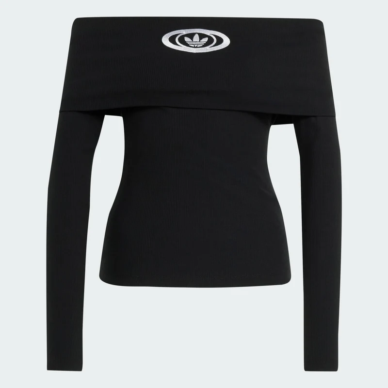 adidas Originals Womens Off Shoulder Top