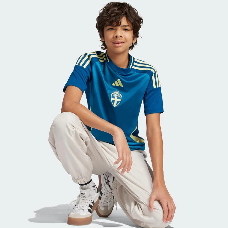adidas Kids Maillot Extérieur Suède 25 (Équipe féminine) Enf