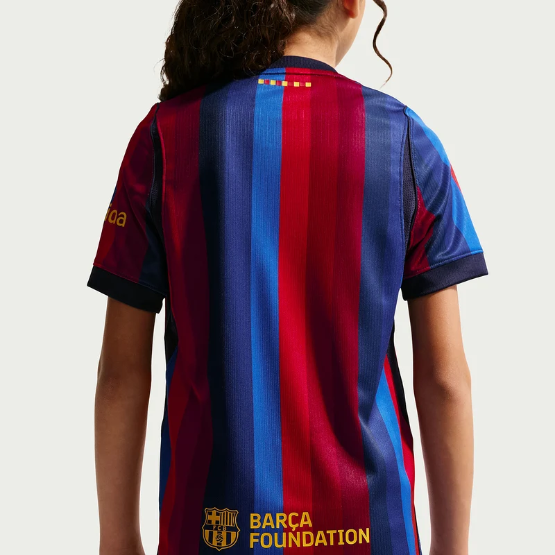 Maillot Domicile Nike FC Barcelone 26/27 Dri-FIT Stadium pour Enfant