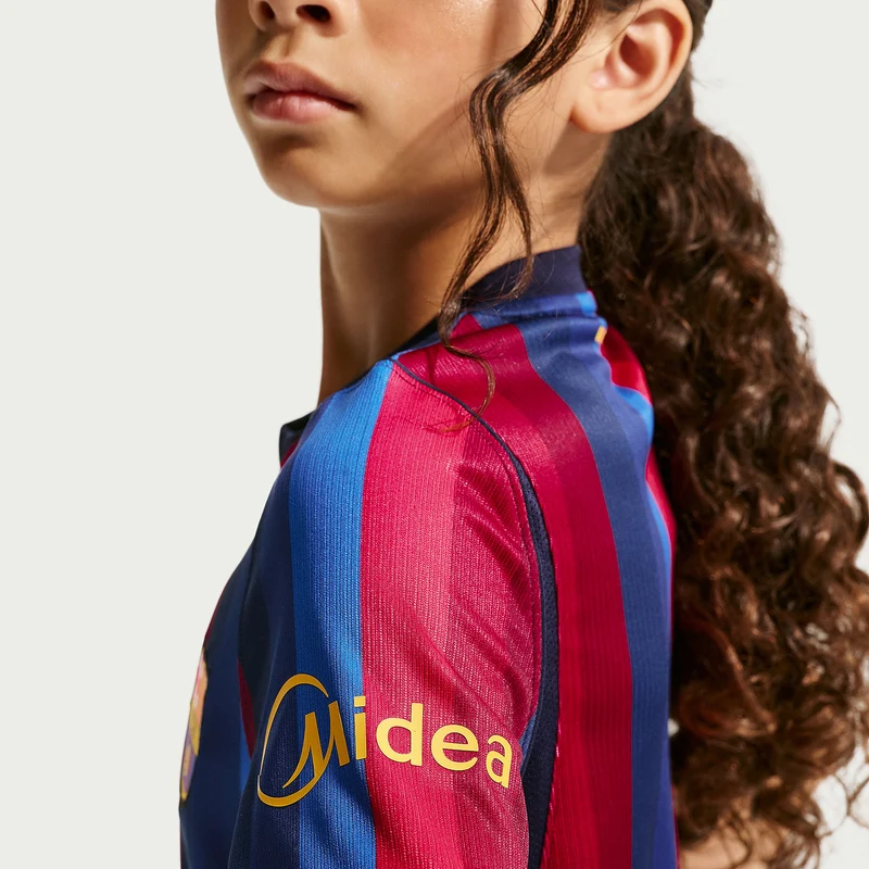 Maillot Domicile Nike FC Barcelone 26/27 Dri-FIT Stadium pour Enfant