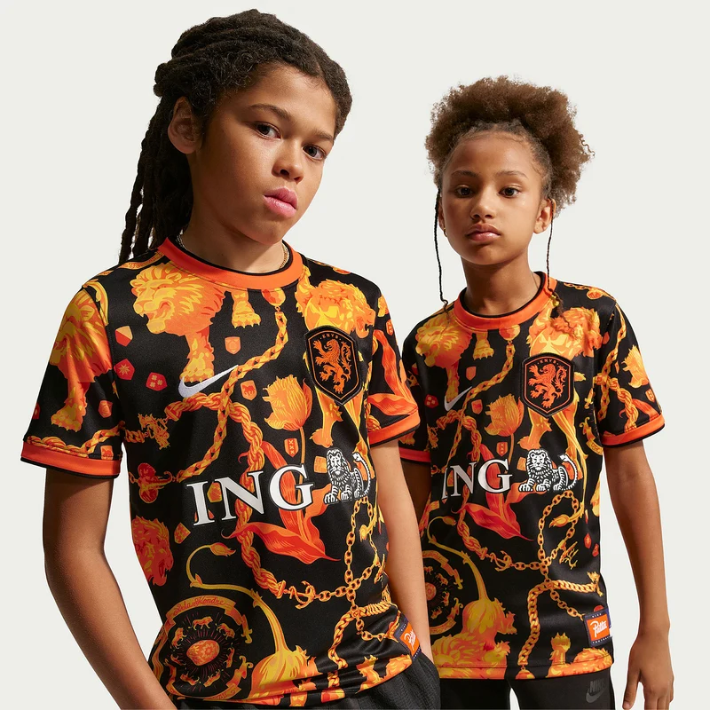 Maillot Pré-Match Nike Pays-Bas x Patta MC pour Enfant -
