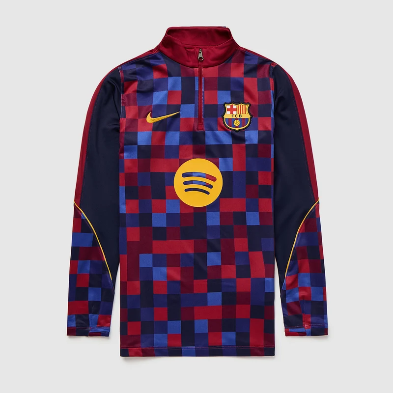 Haut Drill Domicile Nike FC Barcelone 26/27 Dri-FIT Strike Pré-Match pour Enfant