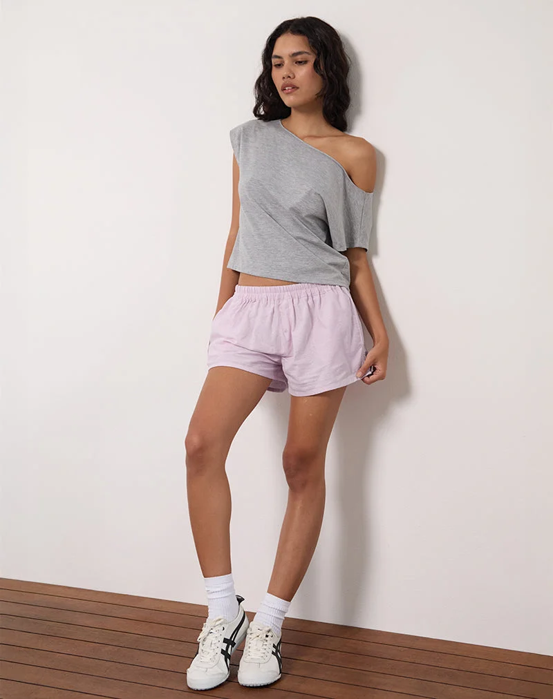 Short Laboxe en lilas clair