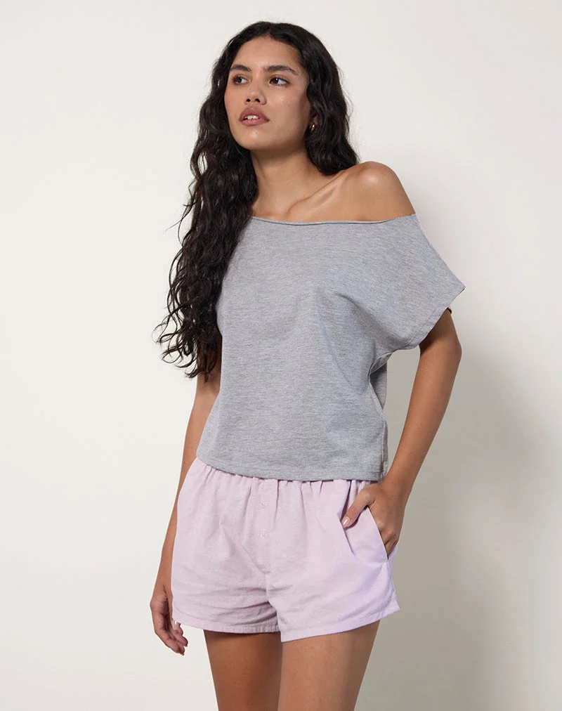 Short Laboxe en lilas clair