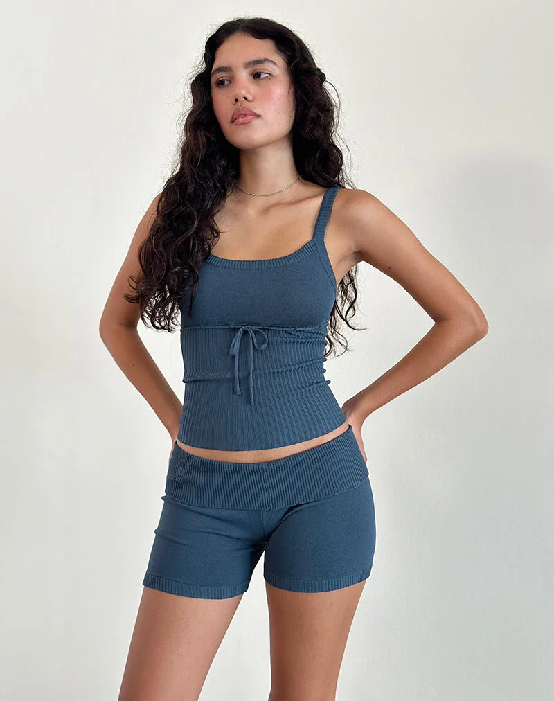 Pantalon chaud en tricot Hallie, Ocean Storm