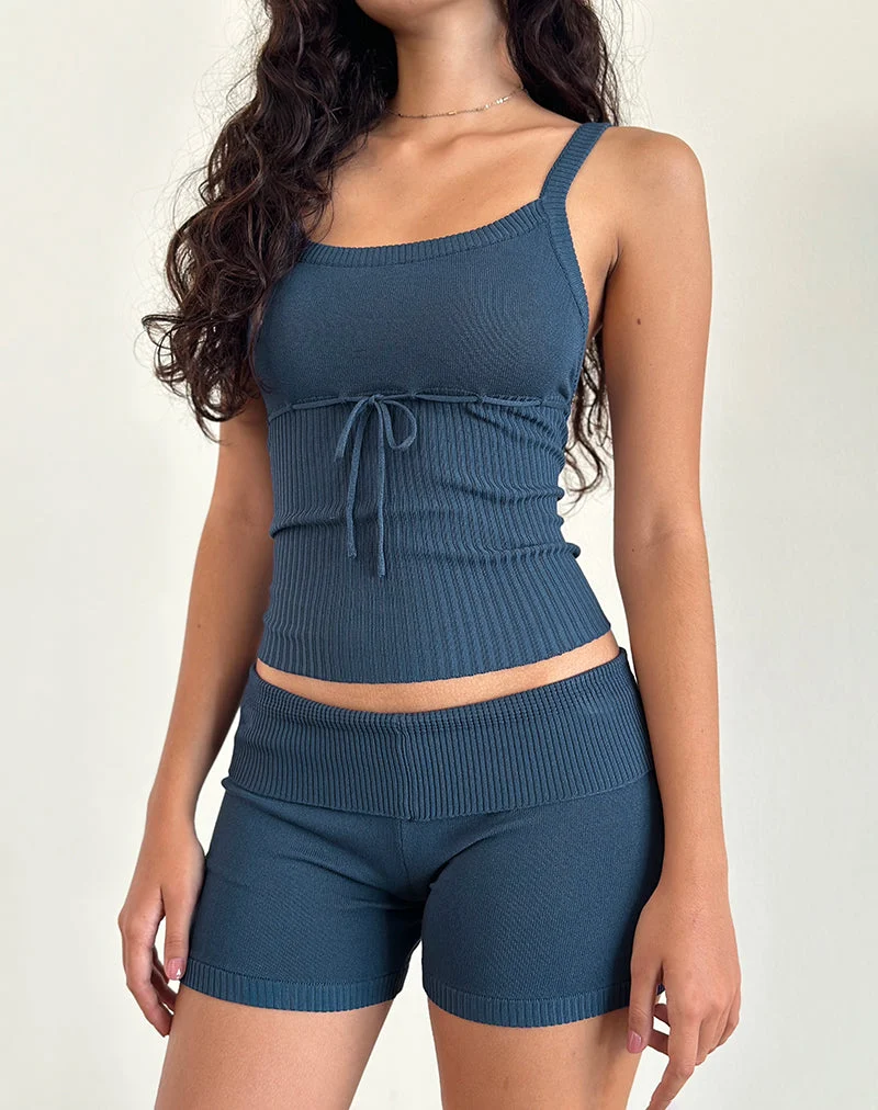 Pantalon chaud en tricot Hallie, Ocean Storm