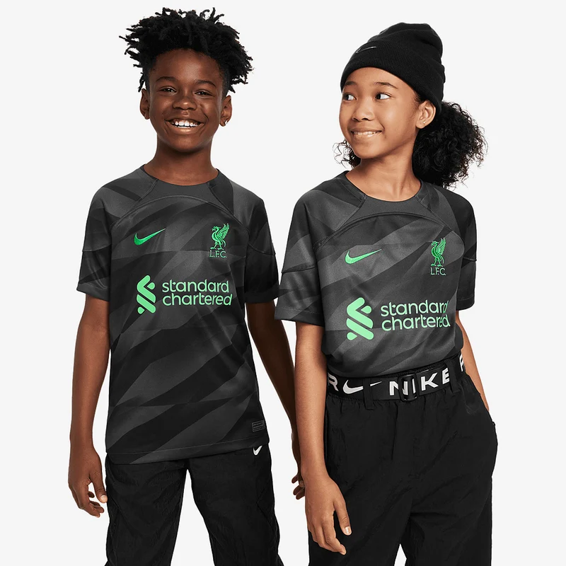 Maillot de Gardien Nike Liverpool FC 23/24 Dri-Fit Stadium SS pour Ado