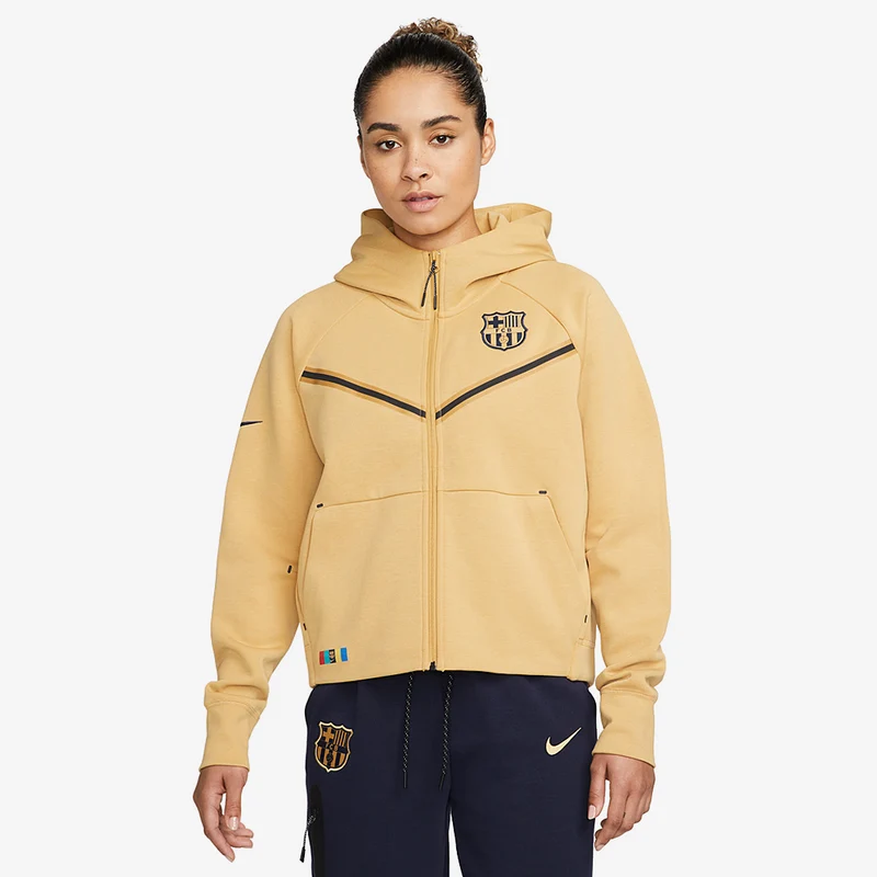Sweat à Capuche Nike Femme FC Barcelone 22/23 NSW Tech Fleece