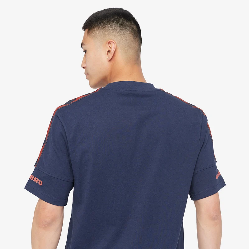 T-shirt à Bandes Col Rond Umbro Diamond