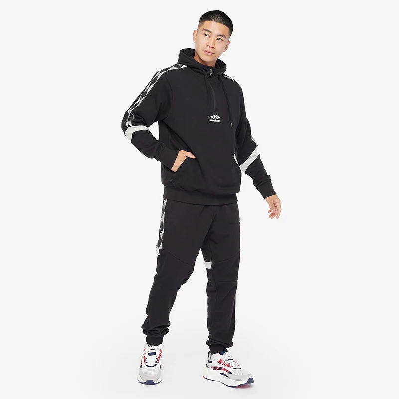 Sweat à Capuche à Bandes Umbro Diamond Demi-zip
