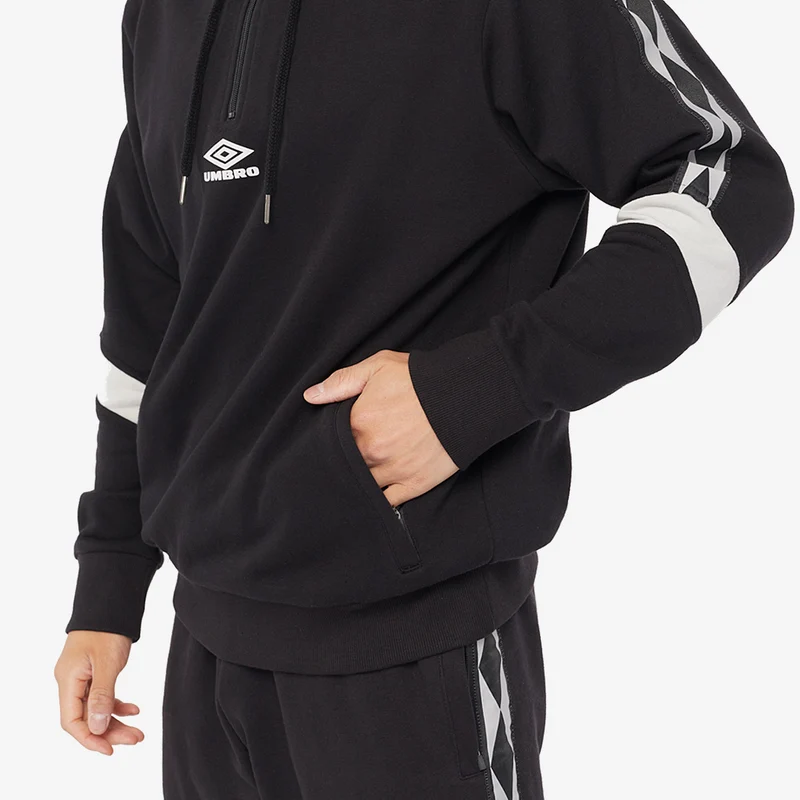 Sweat à Capuche à Bandes Umbro Diamond Demi-zip