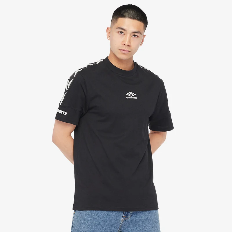 T-shirt à Bandes Col Rond Umbro Diamond