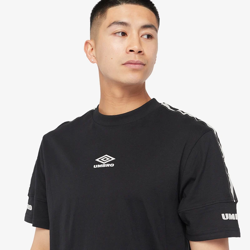T-shirt à Bandes Col Rond Umbro Diamond