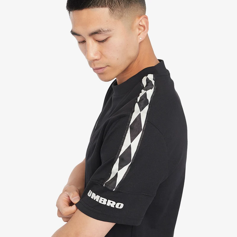 T-shirt à Bandes Col Rond Umbro Diamond
