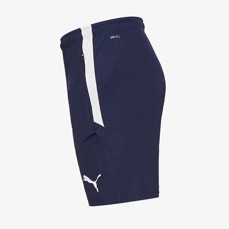 Short d'Entraînement Puma Enfant Team Liga Poche à Fermeture Glissière