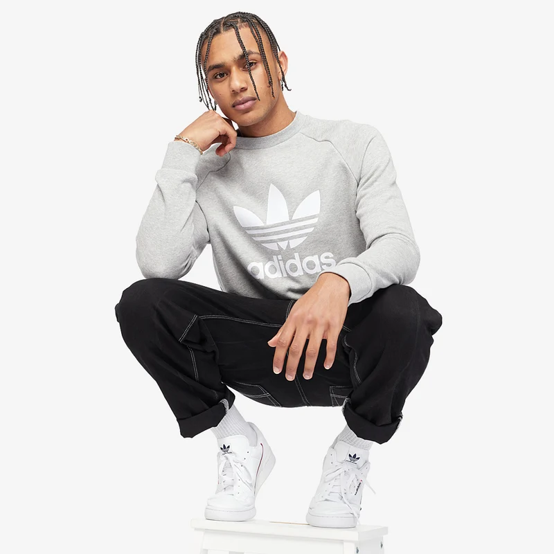 Sweat Col Rond adidas Originals Trefoil