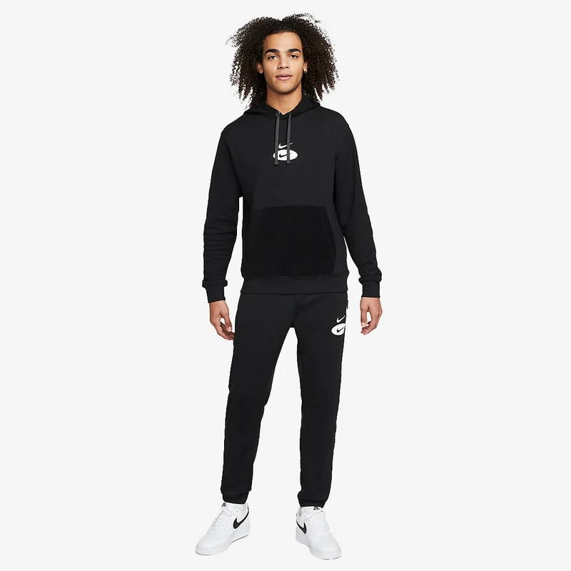 Nike Sweat à capuche en molleton pour homme Sportswear Swoos